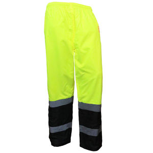 Heavy Duty Polyester Workwear Pants for Men Reinforced <b>Knees</b> Utility Pockets Hi Visibility CE Certified for Construction - Product Image 6