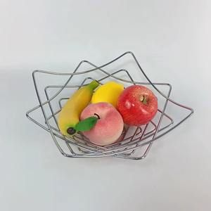 Panier à fruits luxueux en acier inoxydable avec design écologique pour usage professionnel à domicile, marque KRAFT WORLD - Product Image 6