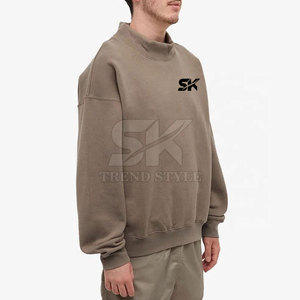 OEM Service Made In High Quality Turtle Neck <b>Plain</b> <b>Sweatshirts</b> Wholesale <b>Sweatshirts</b> Latest Design <b>Sweatshirts</b> - Product Image 4