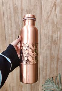 ขวดน้ำทองแดงโบราณรักษ์โลกพร้อมฝาปิดสำหรับงานปาร์ตี้ - Product Image 5