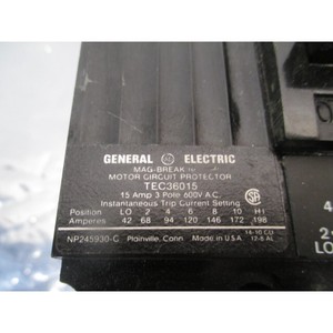Interruptor de Circuito General Electric TEC36015 de 3 Polos - Equipo y Piezas de Semiconductores de Confianza de Marca Global - Product Image 1
