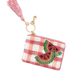 Monedero y Bolso de Cuentas de Semillas con Diseño de Tomate, Monedero de Cuentas Hecho a Mano, Se Acepta Diseño Personalizado por Faiz Handicraft - Product Image 2