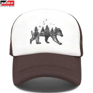 Casquette de camionneur durable pour homme, dos en maille, réglable, avec broderie de logo personnalisé, pour sports de plein air et mode - Product Image 1