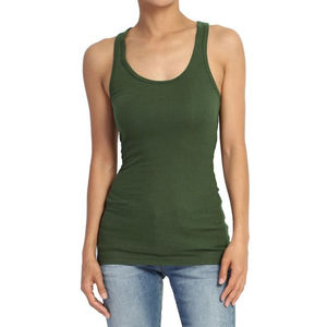 Tank Tops Custom Made 100% Cotton <b>Bamboo</b> Fiber Women Gym Fitness Wear Sleeveless T-shirt Breathable Casual Solid OEM Service - Product Image 3