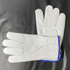 Guantes de Conducción de Cuero de Cabra Premium para Hombre, Alta Durabilidad, Guantes de Seguridad Resistentes, Guantes de Cuero para Conductor, de Pakistán, Venta al Por Mayor - Product Image 4