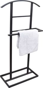 Porte-manteau et porte-serviettes moderne en fer peint mat, meuble de salon, porte-vêtements et porte-habits, séchoir à serviettes efficace pour la chambre - Product Image 2