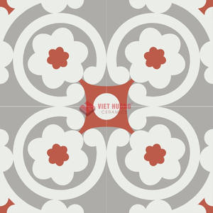 Nouvelles tuiles en porcelaine vintage colorées à motifs floraux, 200*200, pour salles de bain et balcons, vente en gros. - Product Image 1