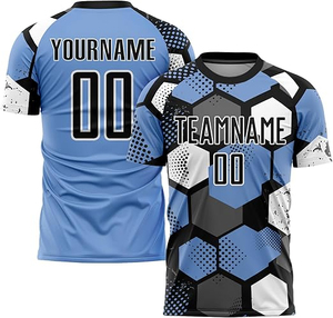 Camisetas de Fútbol al por Mayor, Estilo Urbano, Nuevas, Transpirables, Económicas, Uniformes de Entrenamiento Personalizados, Servicio OEM - Product Image 3