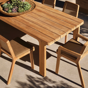 Silla individual sin brazos en oferta con detalles de ratán en un estilo moderno y sencillo, resistente y duradera. - Product Image 6