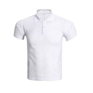 Camiseta de algodón para hombre, Polo de poliéster liso con Logo personalizado, Color liso, liso, 100% - Product Image 5