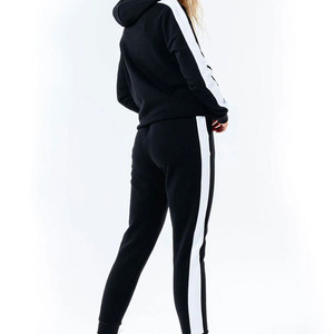 Zipper Closure Customized <b>Tech</b> Fleece Pure Cotton Made Sportswear Plain Jogging Suit Regular Fit Sweat Tracksuits - Product Image 6