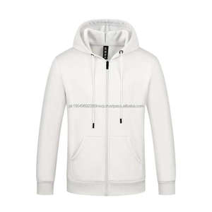 OdmOem, venta al por mayor, sudaderas con capucha lisas para hombre a granel, logotipo de impresión personalizado, sudadera con cremallera personalizada en blanco para hombre y mujer - Product Image 4