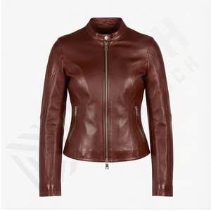 แจ็กเก็ตหนังแท้สำหรับผู้หญิงแจ็กเก็ตหนังแท้สำหรับ202ดีไซน์ทันสมัย - Product Image 2