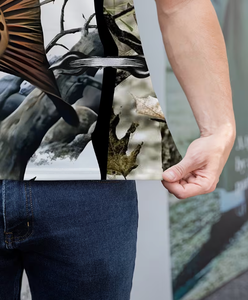 เสื้อตกปลาผู้ชายแบบสั่งทำพิเศษ กันน้ำ UPF 50 โพลีเอสเตอร์ แขนยาว ประสิทธิภาพสูง ระบายอากาศได้ดี ป้องกันรังสียูวี - Product Image 5