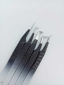 แหนบต่อขนตา สแตนเลส สำหรับต่อขนตาแบบมืออาชีพ รุ่น 504 - Product Image 2