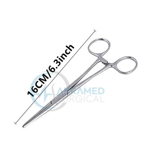 Hémostat de chirurgie hospitalier de qualité supérieure, droit, avec poignée ergonomique, haute performance - Product Image 4