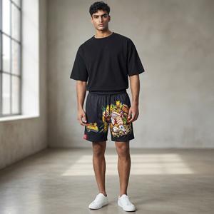 Pantalones Cortos de Baloncesto Personalizados IOTA de Alta Calidad con Logotipo Bordado, Pantalones Cortos de Baloncesto de Malla a la Moda para Hombre - Product Image 6