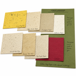 Premium Handmade Papers with Natural Fibers for crafts invitations <b>packaging</b> <b>printing</b> and creative projects. - Product Image 1