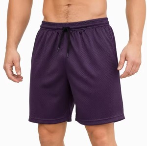 Men Running Fitness Shorts Lightweight <b>Mesh</b> Fabric Quick Dry Sports Shorts - Product Image 1