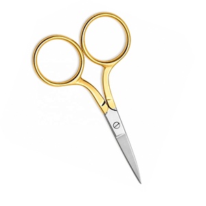 Tijeras profesionales para cortar el pelo de las cejas, herramienta de recorte de precisión de acero inoxidable, alta calidad - Product Image 5