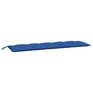 Set di 2 Cuscini Blu in Tessuto Oxford per Panchine da Giardino, 100% Poliestere, Eleganti Cuscini da Esterno - Product Image 4