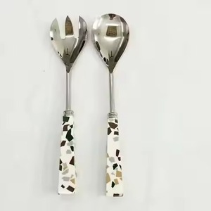 Elegant Hospitality <b>Salad</b> Server Set Premium Metal Serving <b>Tools</b> for Food Presentation - Product Image 3