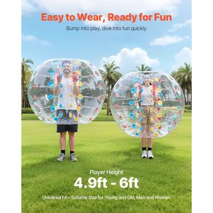 Palla Gonfiabile Multicolore da 1,5 M (5FT) per Sumo Zorb, Spessore 0,8 mm in PVC, Attrezzatura per Divertimento Umano all'Aperto, Confezione da 1 Pezzo - Product Image 3