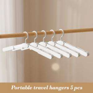 ไม้แขวนเสื้อพกพาแบบพับได้ 3 ชิ้น สำหรับเสื้อผ้า ผ้าขนหนู ถุงเท้า ผลิตในจีน - Product Image 4