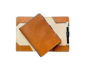 Titulaire de carte de pointage de golf cousu à la main en cuir porte-livre Bachelor pour papa cadeaux pour les golfeurs LGSH-0029 - Product Image 1