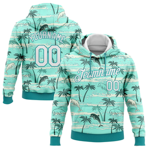 เสื้อฮู้ดดี้กีฬาระดับพรีเมียม พร้อมลายพิมพ์แบบ Sublimation ทั่วตัว ออกแบบตามสั่งสำหรับทีม รับผลิตแบบ OEM ODM จากโรงงานผู้ผลิตส่งออก - Product Image 6