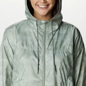 Women <b>Lightweight</b> Waterproof Windbreaker <b>Jacket</b> Hooded Outdoor Floral Print Sportswear Breathable Windproof <b>Rain</b> Coat Outerwear - Product Image 6