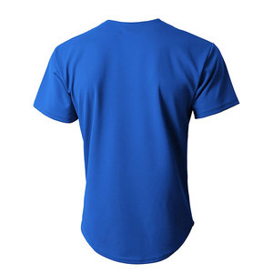 Maillot de baseball personnalisé en gros, respirant, grande taille, avec boutons, pour le sport - Product Image 2