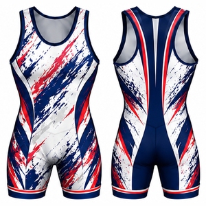 Custom Made <b>Wrestling</b> <b>Singlets</b> <b>Mens</b> Team <b>Wrestling</b> Uniforms Sublimated Sportswear Lightweight Breathable Stretch Fabric - Product Image 6