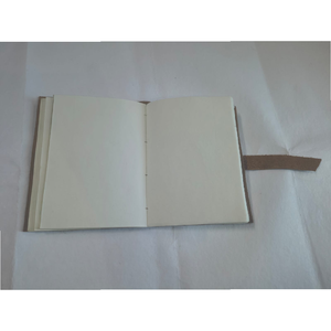 Carnet en cuir cousu main avec papier fait main, couverture en cuir artisanal pour l'écriture - Product Image 2