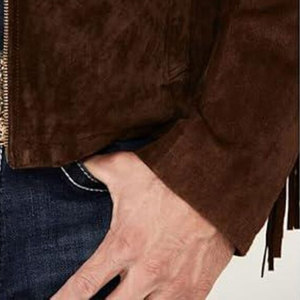 Men's High Quality Slim Fit <b>Suede</b> Leather <b>Jacket</b> High Street Customized Bomber Style Custom Logo Winter Fashion <b>Jackets</b> - Product Image 4
