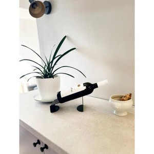 En Oferta: Porta Botellas de Vino Metálico Minimalista, Forma Rectangular, Hierro Resistente, Para Almacenamiento en el Hogar o Bar - Product Image 4
