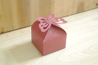 Lot de Pochettes en Papier Kraft Biodégradable Thème Papillon Violet Rouge Blanc Rose pour Bonbons et Sucreries – Idéal pour Mariages