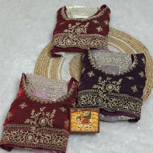 ผ้าส่าหรีปักลายพรีเมียม ดีไซน์เนอร์ C Pallu ประดับเลื่อม ปักลายฉลุ ขอบเสื้อปักอย่างประณีต เหมาะสำหรับงานแต่งงาน ฤดูร้อน ฤดูหนาว สินค้าส่งออกคุณภาพสูง - Product Image 1