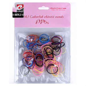 Bandas Elásticas de Colores Mnj, 12 Piezas, Lazos para el Cabello, Bandas Elásticas para el Cabello - Product Image 1
