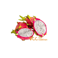 IQF Witte Drakenvruchtenhelften voor gemengde fruitschalen en fruitsalades