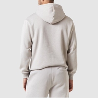 Ensemble survêtement molletonné 100 % polyester épais pour homme, coupe oversize, avec sweat à capuche et taille élastique, personnalisable avec logo – Vente en gros