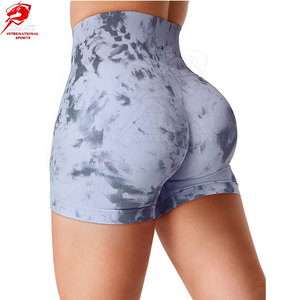 Shorts élégants à effet froncé, en tissu extensible léger, taille haute, pour tenues décontractées, voyages d'été, loisirs et usage quotidien - Product Image 2