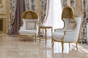 Sillón mecedora de madera tallada de alta gama estilo villa americana, sillón capitoné premium para sala de estar, compra silla marrón estilo victoriano en el Reino Unido - Product Image 6
