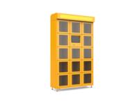 Casier de livraison de nourriture intelligent ZHILAI, 14 portes, armoire de stockage thermique isolée pour application extérieure