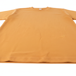 เสื้อยืดสีเหลืองมัสตาร์ดพรีเมียม ผ้าฝ้าย 100% เนื้อหนา คอกลม แขนสั้น สำหรับผู้ชาย สไตล์ลำลอง ขายส่ง - Product Image 4
