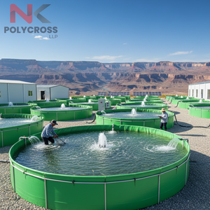 Lámina de LDPE Estabilizada con Rayos UV para Tanques de Piscicultura, Lámina Impermeable para Revestimiento de Tanques de Acuicultura, para Uso en Sistemas de Estanques de Piscicultura - Product Image 4