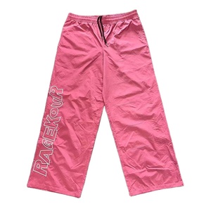 Pantalones de chándal holgados de gran tamaño para hombre, transpirables, con cintura elástica, pierna ancha, Parte delantera plana, Pantalones rectos de algodón, lado informal - Product Image 1