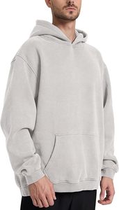 Sweat-shirt à capuche pour homme en coton mélangé doux, décontracté, élégant, style streetwear, respirant, confortable, tenue quotidienne - Product Image 5