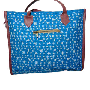 Trendy Oversize Floral Design Cotton <b>Canvas</b> <b>Tote</b> Bag Waterproof Reusable Shopping Handbag Digital Printing Custom Logo Eco - Product Image 3
