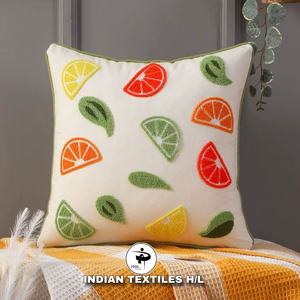 Handmade Indian Cotton Luxury Woven Tufted <b>Sofa</b> Cushion <b>Cover</b> Household Pillow Cases Eco-Friendly Custom OEM Wholesale - Product Image 1